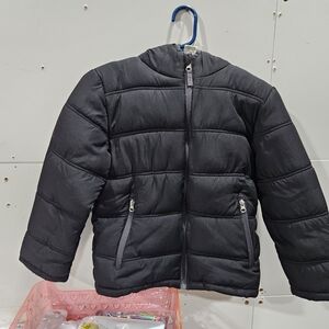 Faded Glory Black Kids Puffer Jacket